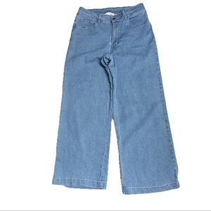 Bunulu Blue Jeans Size Medium Wide Leg Relaxed